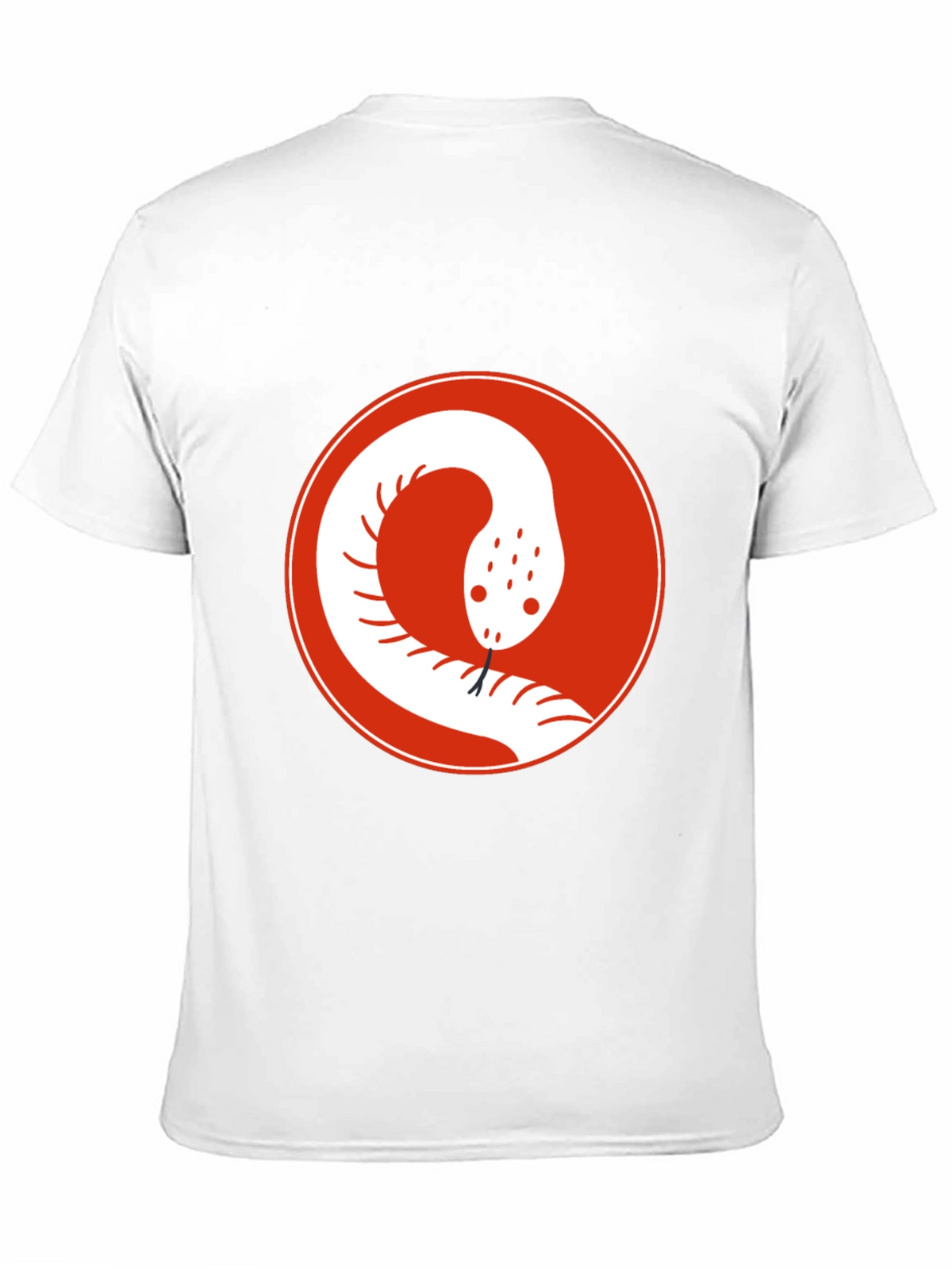 Snake Circle Graphic Tee - Cool Casual Style