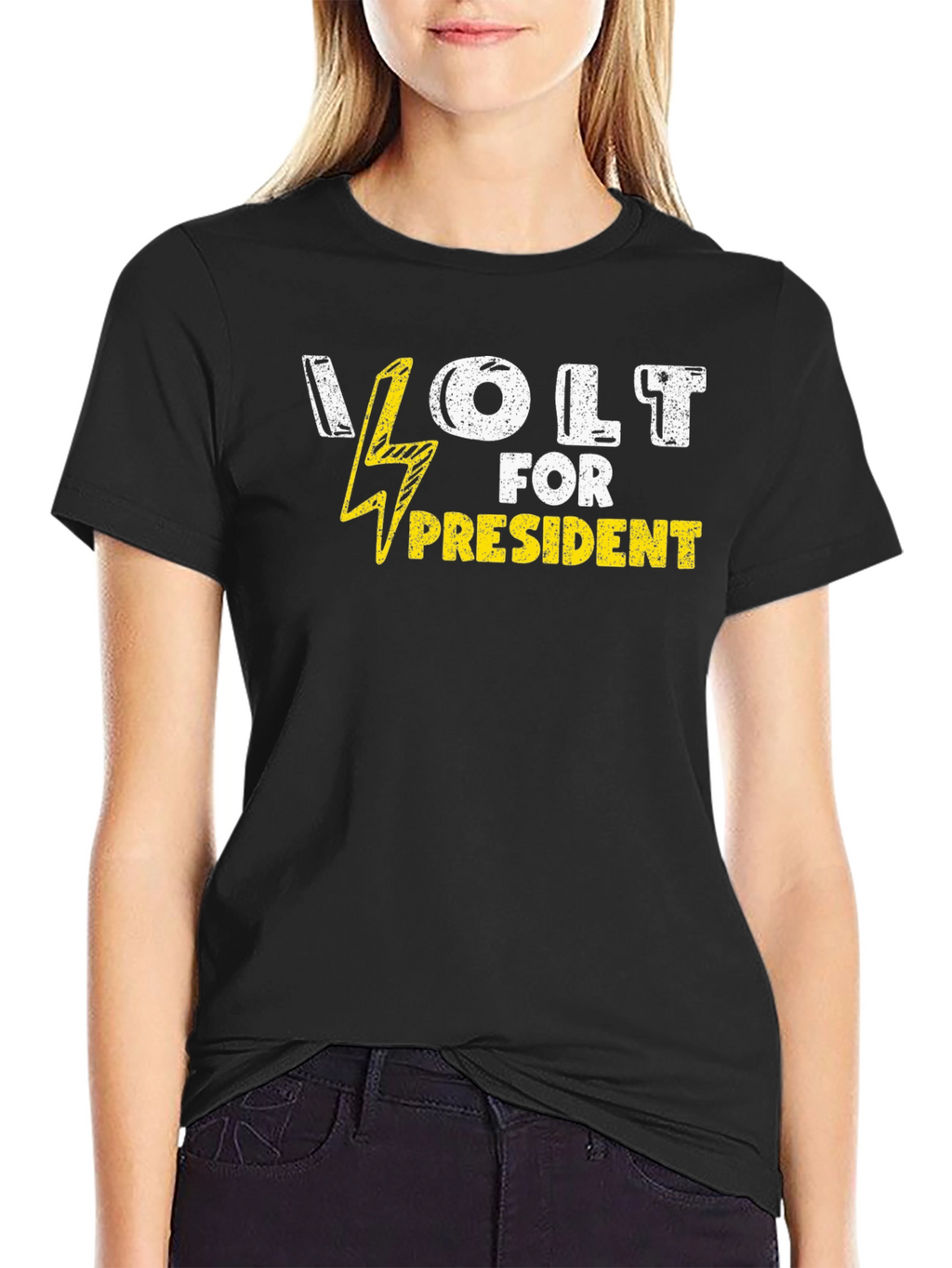 Vote Volt for President T-Shirt - Black