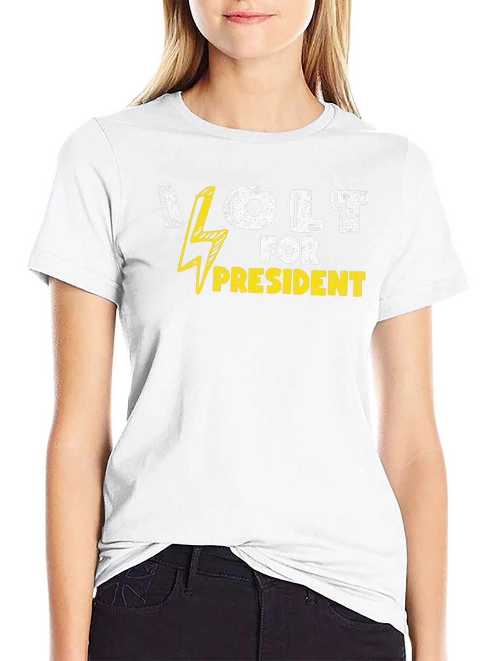 Vote Volt for President T-Shirt - Black