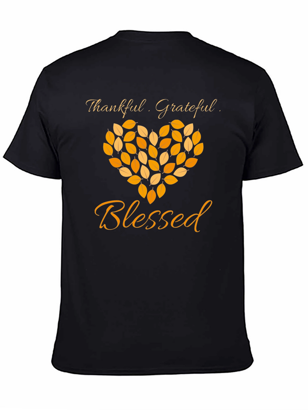 Thankful Grateful Blessed Graphic T-Shirt