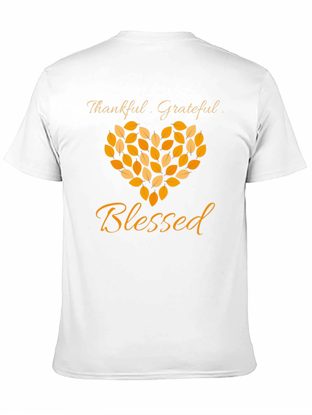 Thankful Grateful Blessed Graphic T-Shirt