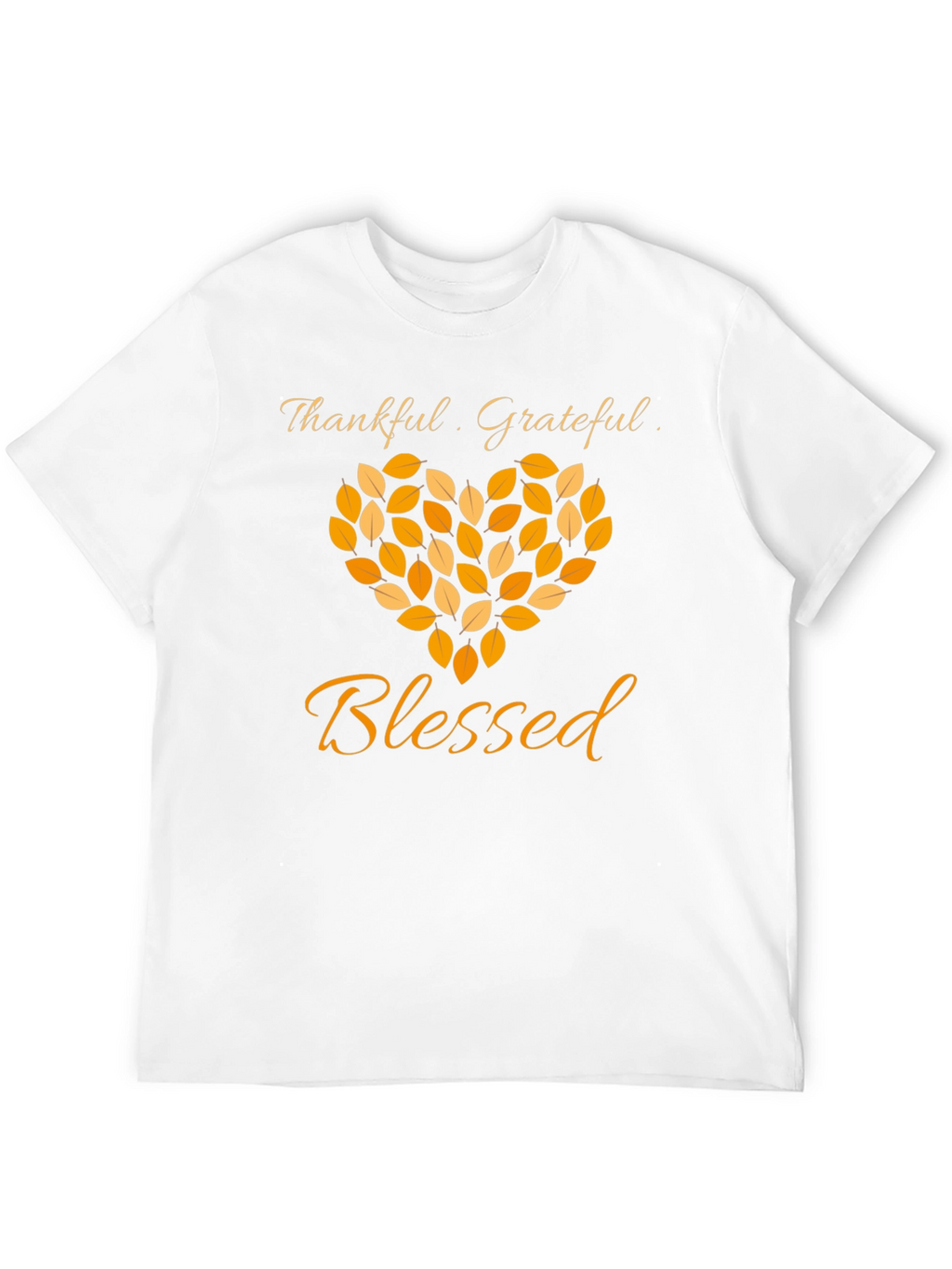 Thankful Grateful Blessed Graphic T-Shirt