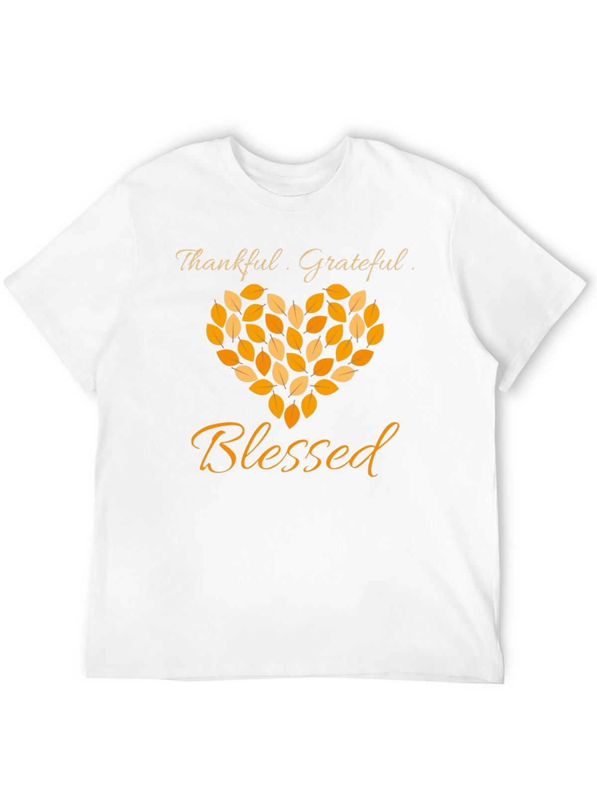 Thankful Grateful Blessed Graphic T-Shirt