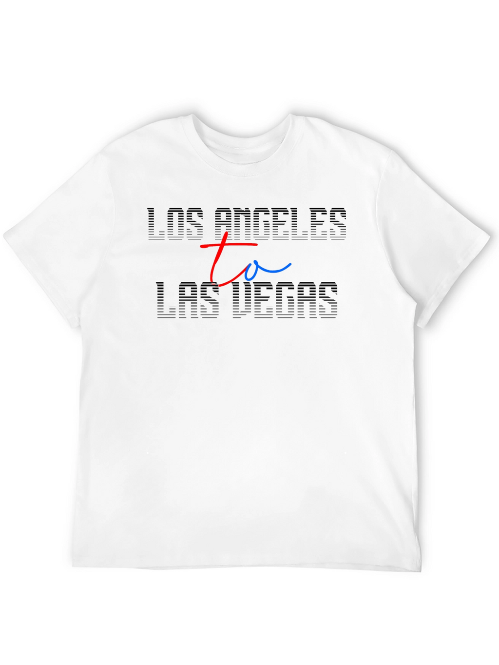 LA to Las Vegas Black T-Shirt