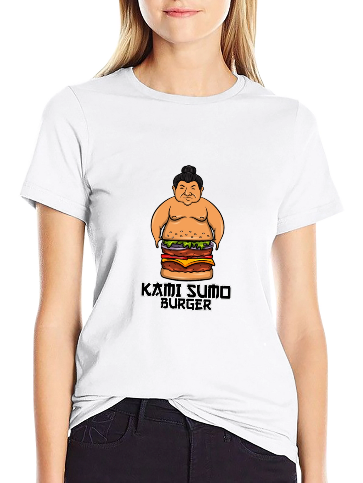 Kami Sumo Burger Graphic T-Shirt