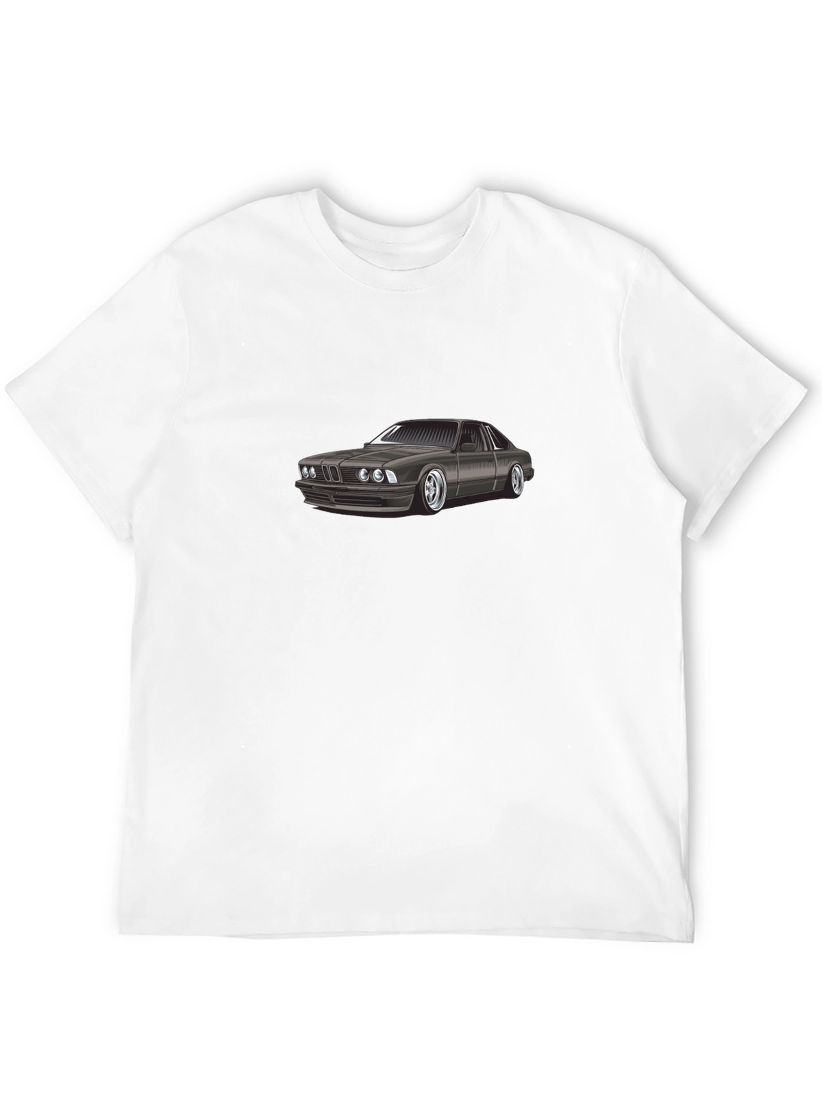 Classic Car Graphic Tee - Black Cotton