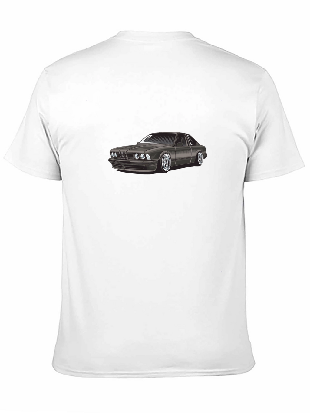 Classic Car Graphic Tee - Black Cotton