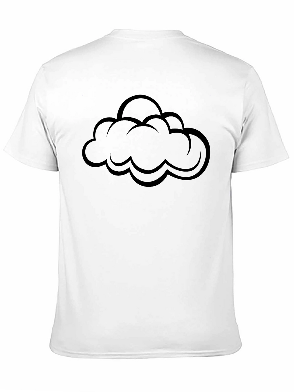 Black Cloud Graphic T-Shirt - Stylish & Comfortable