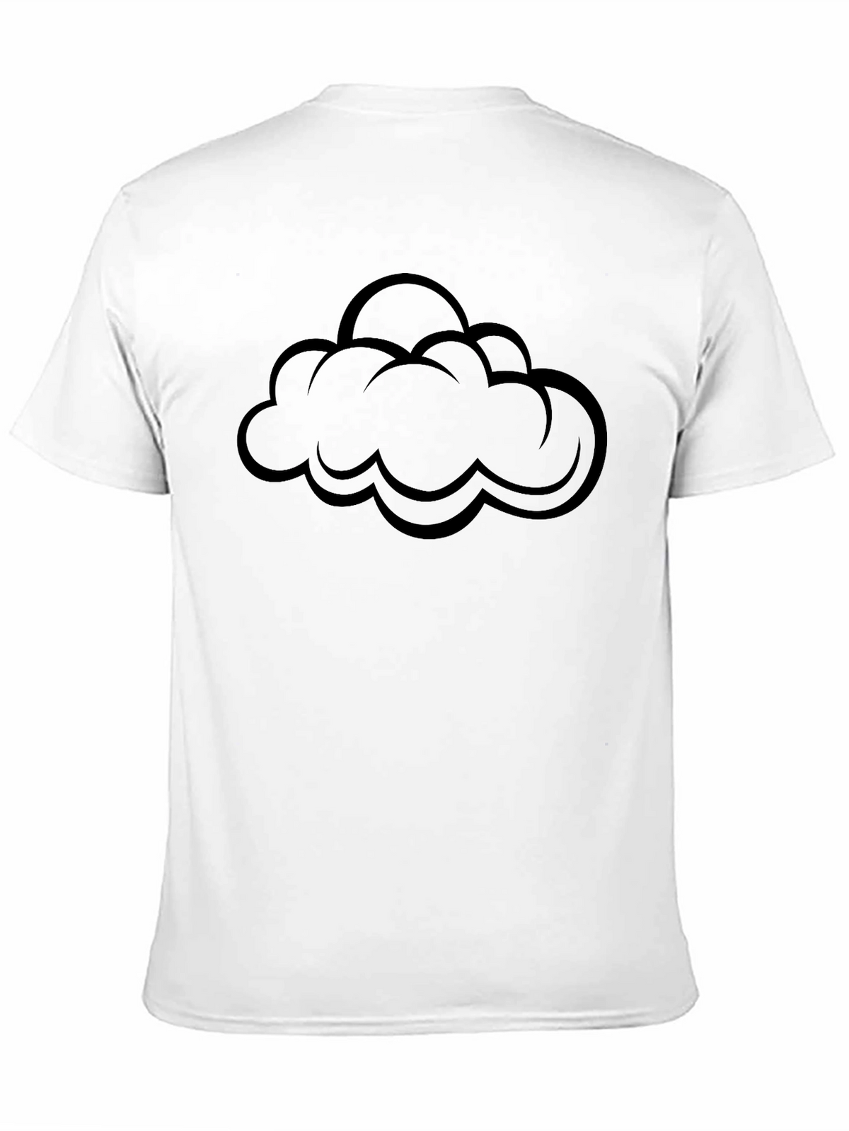Black Cloud Graphic T-Shirt - Stylish & Comfortable
