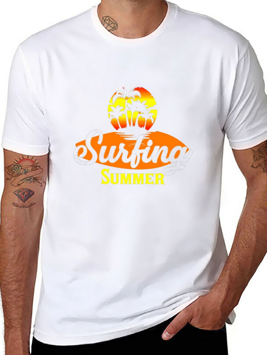 Surfing Summer Graphic Tee
