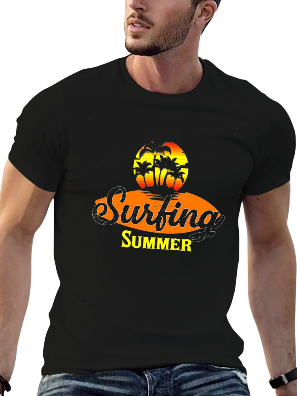 Surfing Summer Graphic Tee