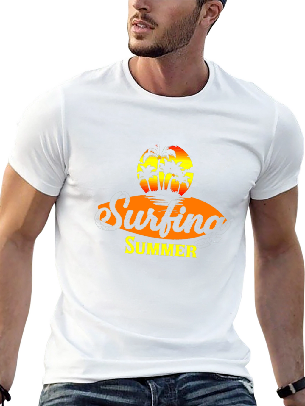 Surfing Summer Graphic Tee