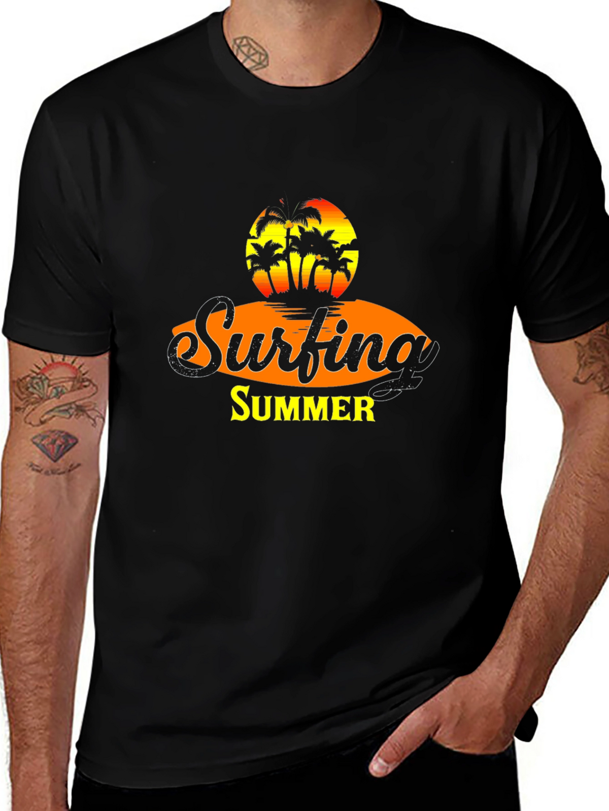 Surfing Summer Graphic Tee