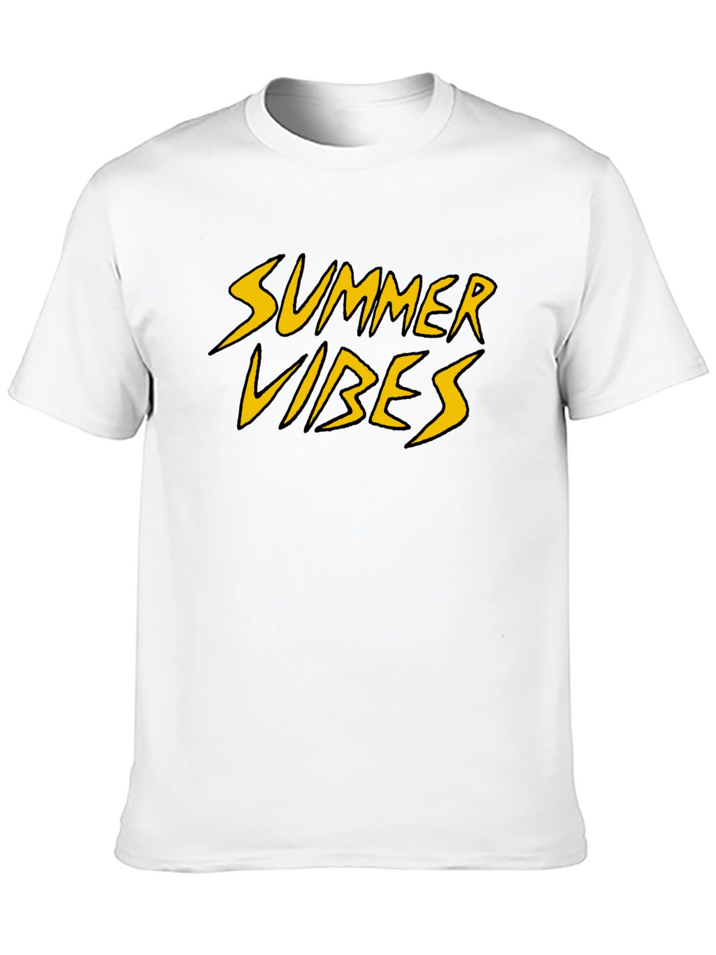 Summer Vibes Graphic Tee - Black
