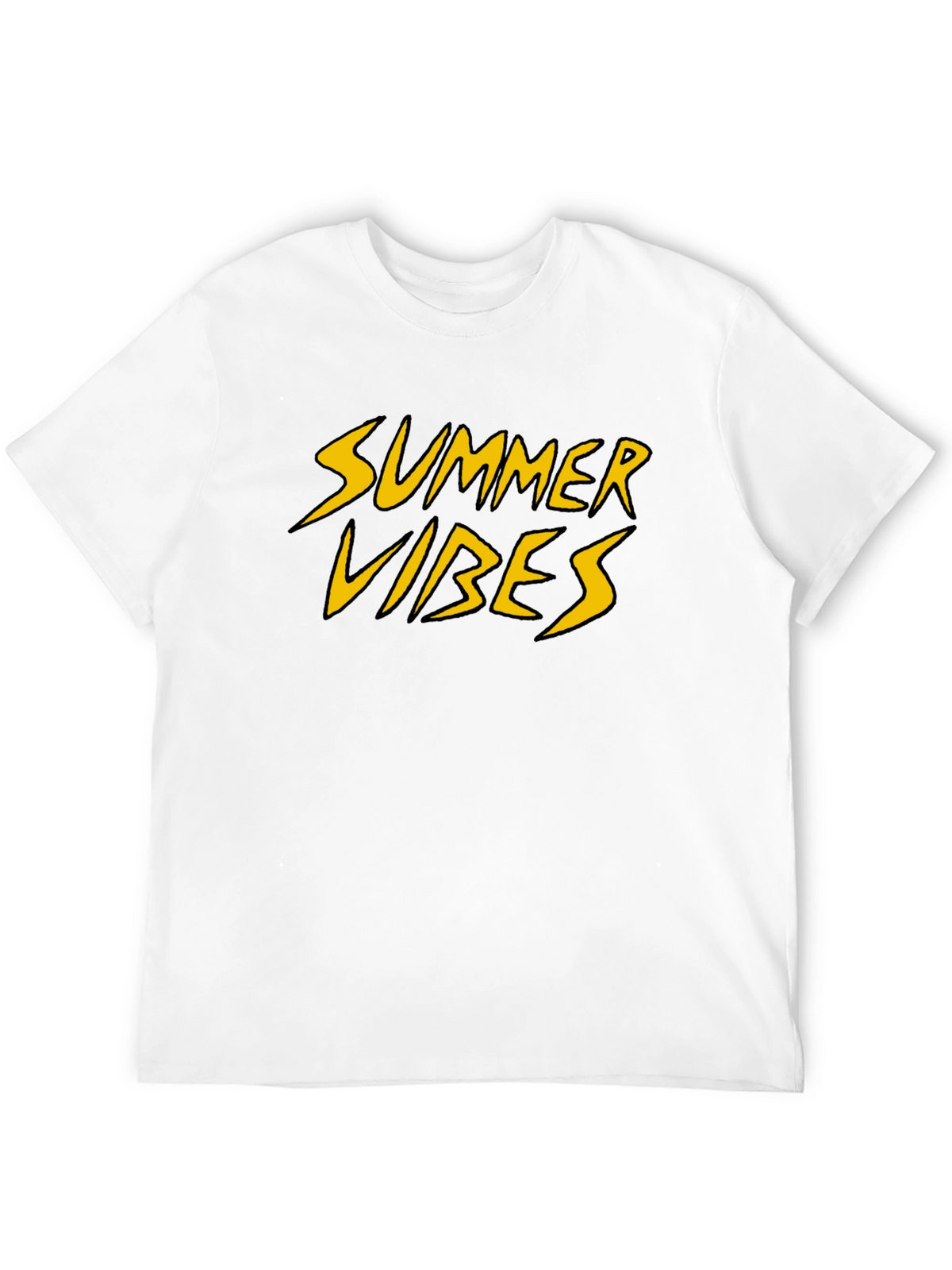 Summer Vibes Graphic Tee - Black