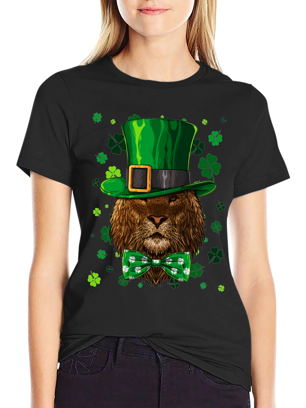 St. Patricks Day Lion Graphic Tee