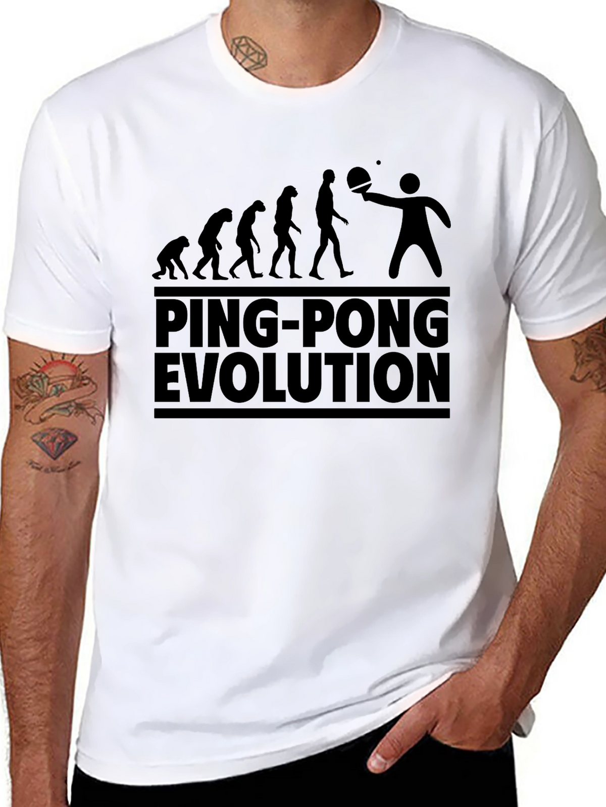 Ping-Pong Evolution Graphic T-Shirt