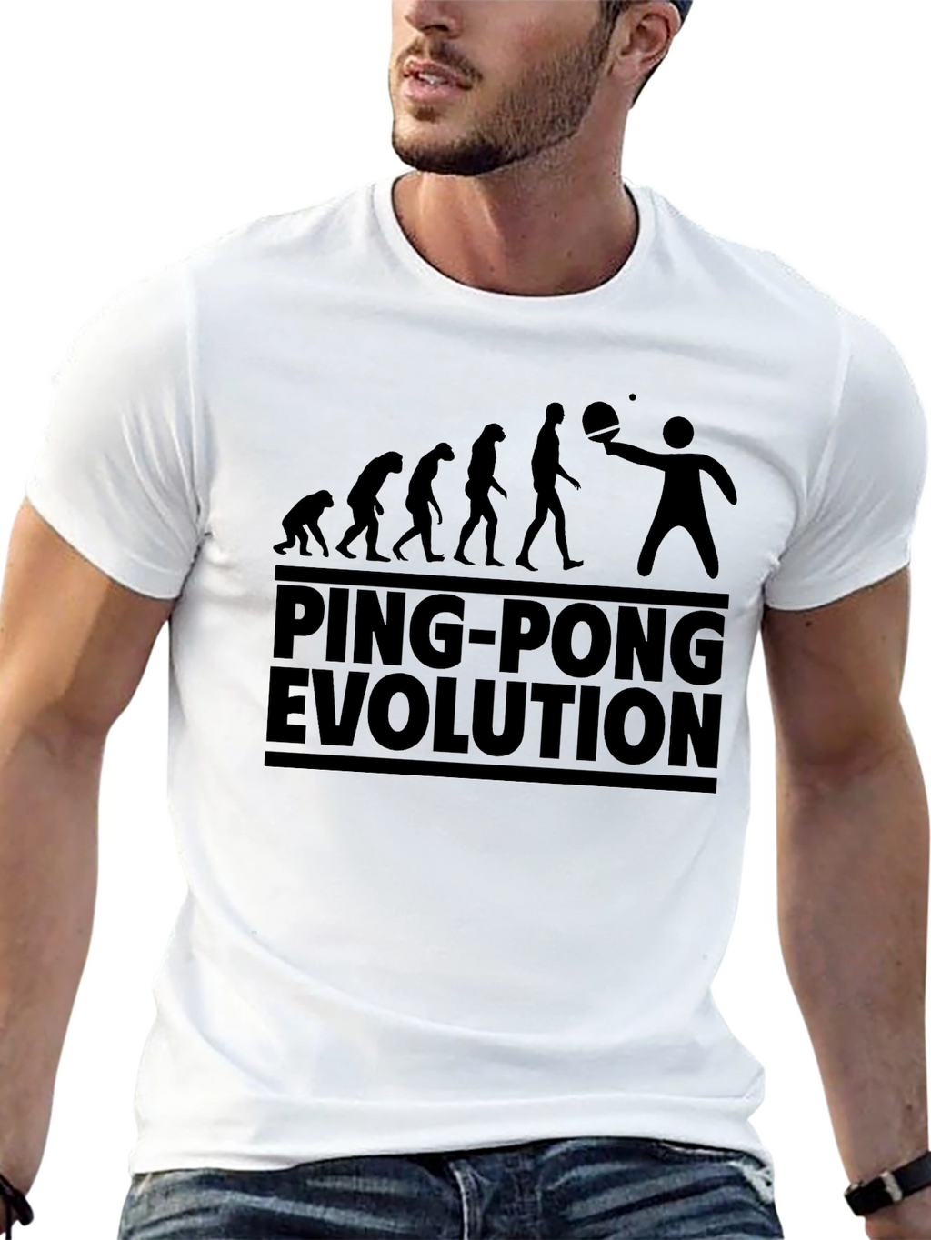 Ping-Pong Evolution Graphic T-Shirt