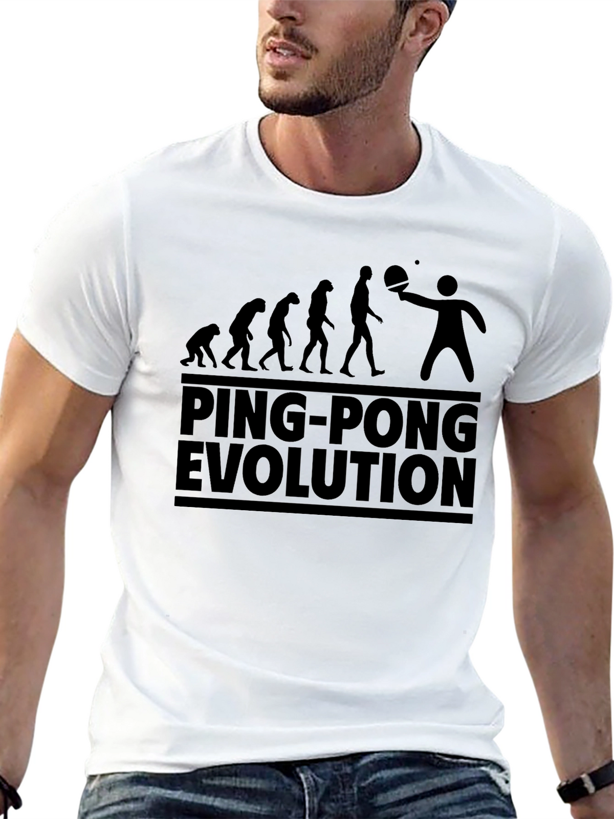 Ping-Pong Evolution Graphic T-Shirt