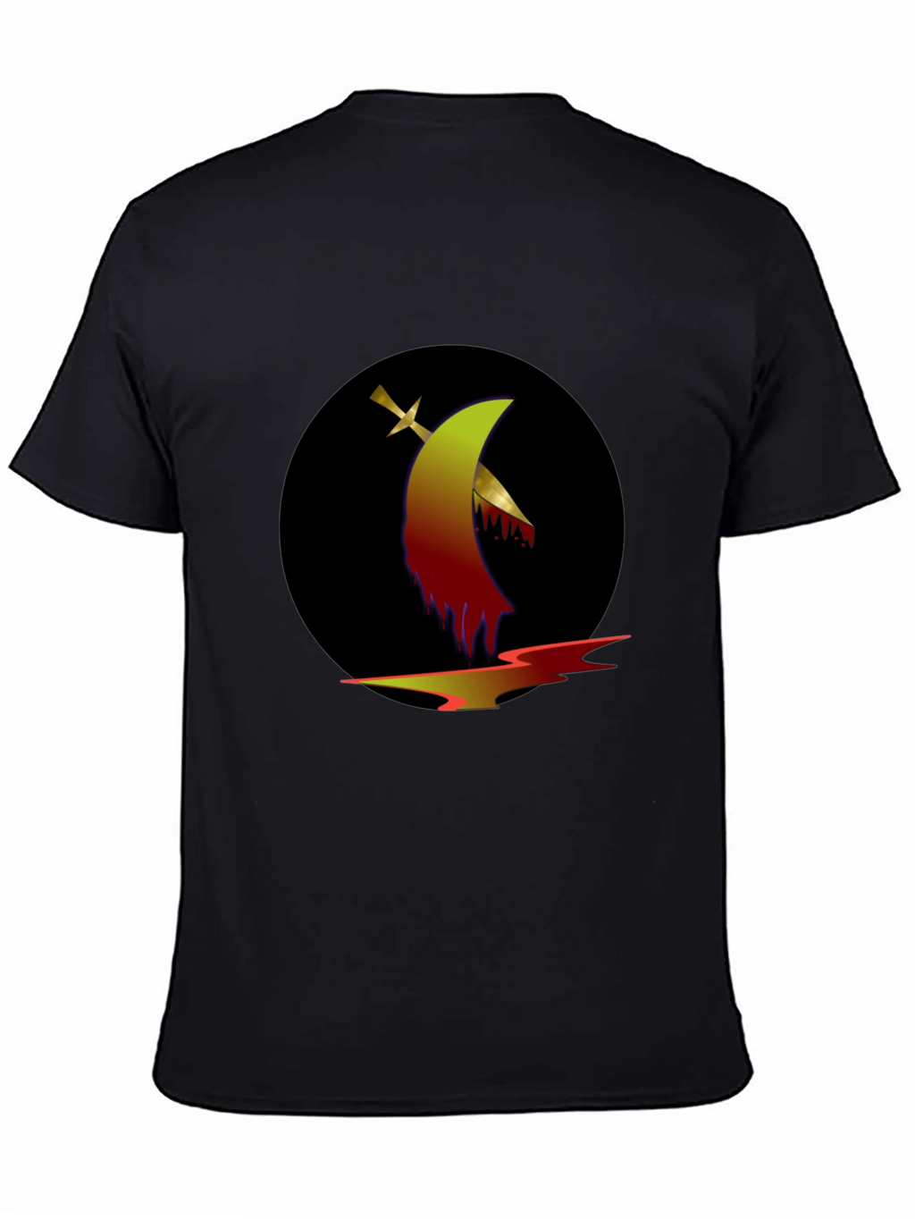 Graphic Tee: Sword & Moon Design