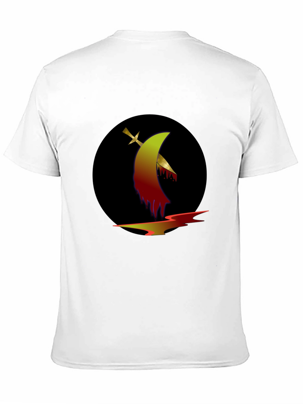 Graphic Tee: Sword & Moon Design