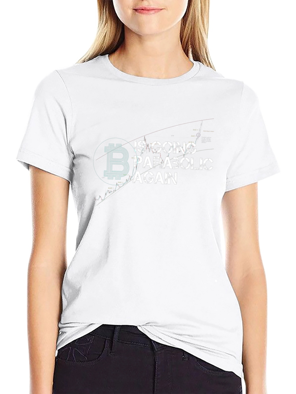 Bitcoin Going Parabolic Again Black T-Shirt