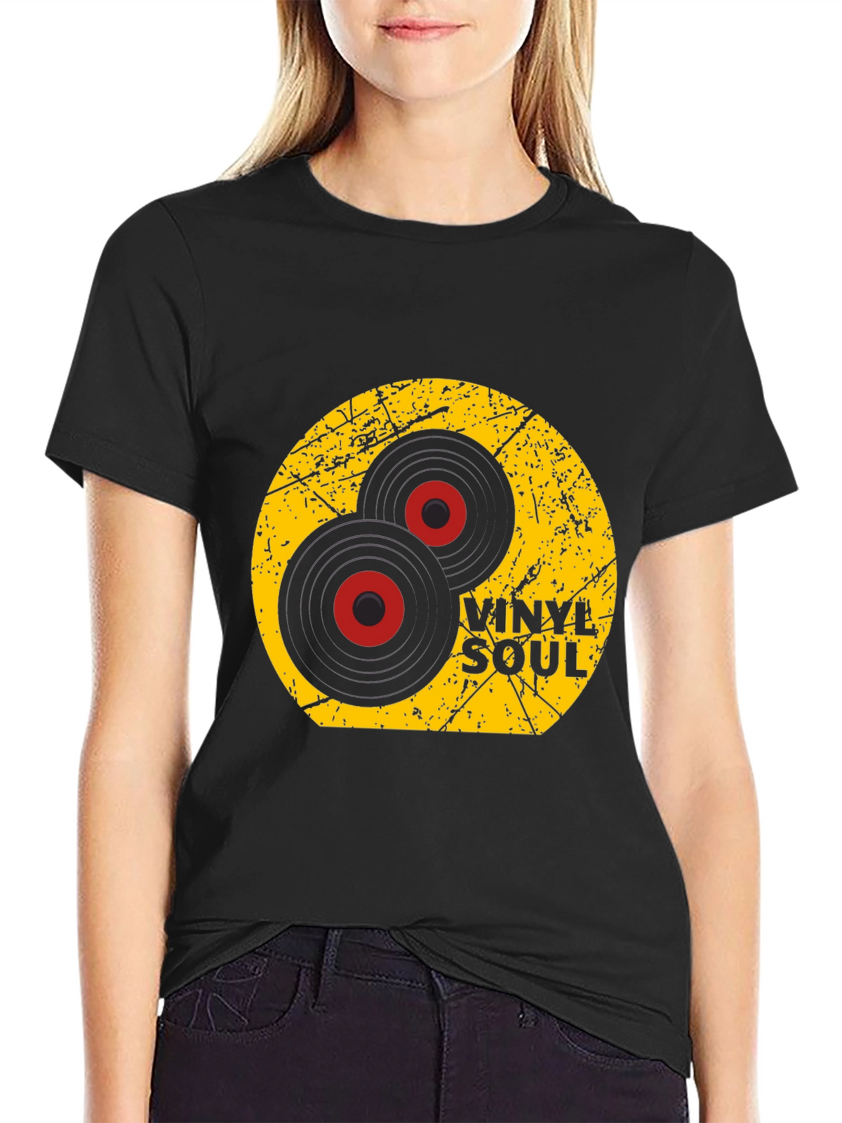 Vinyl Soul Graphic Tee - Retro Music Lover T-Shirt