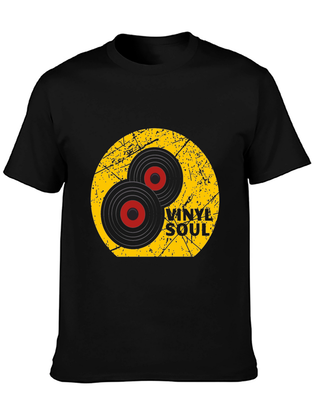 Vinyl Soul Graphic Tee - Retro Music Lover T-Shirt