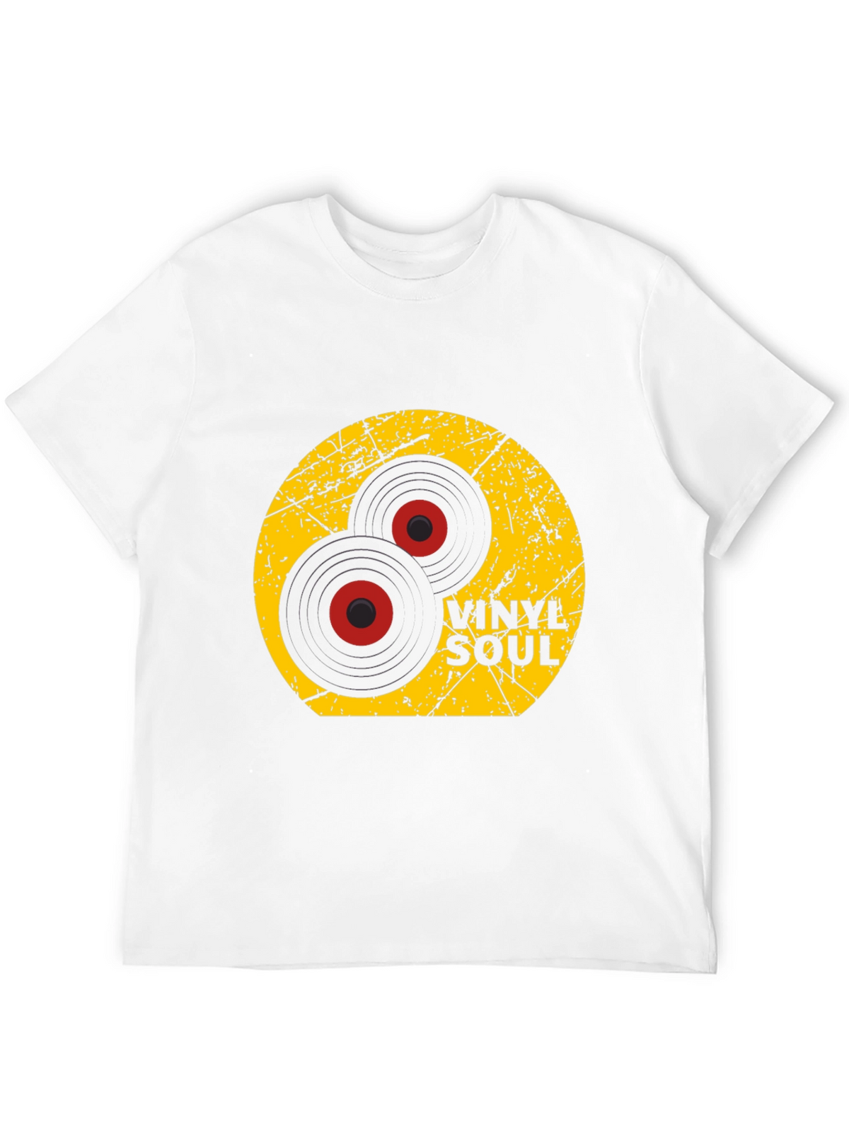 Vinyl Soul Graphic Tee - Retro Music Lover T-Shirt