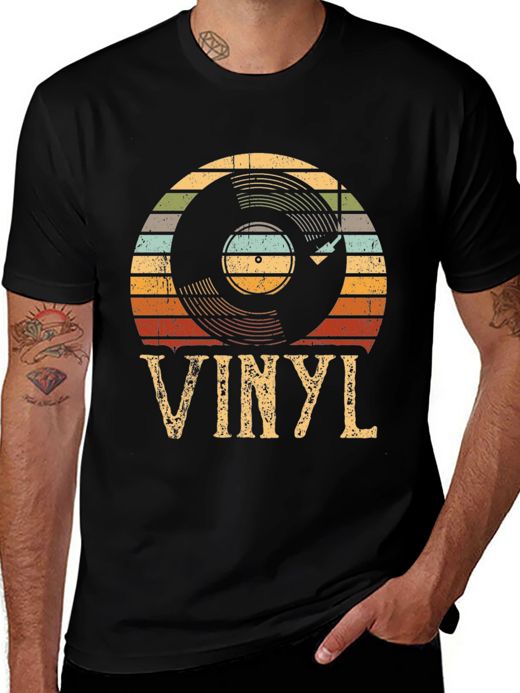 Retro Vinyl Record T-Shirt