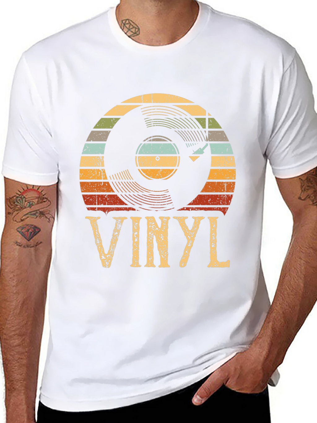 Retro Vinyl Record T-Shirt