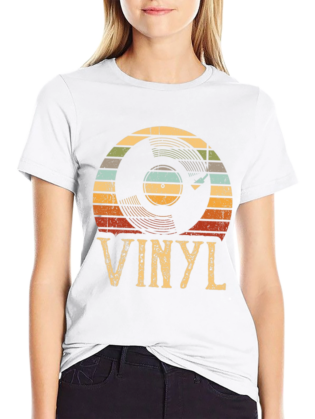 Retro Vinyl Record T-Shirt