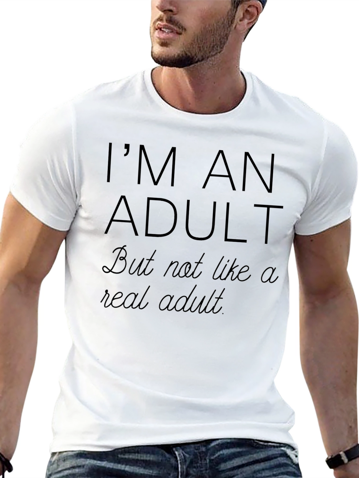 Im An Adult Funny Graphic T-Shirt