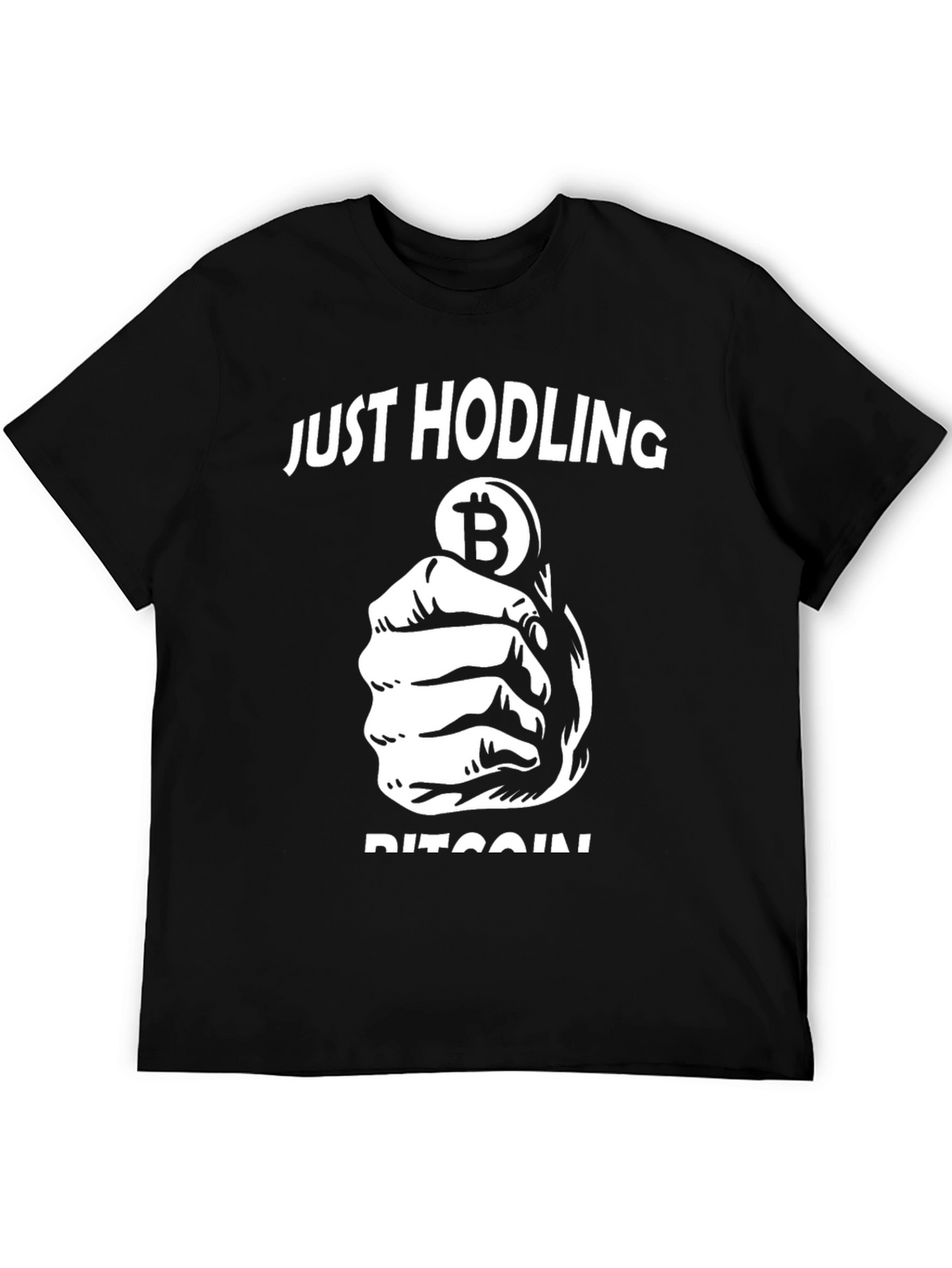 Just Hodling Bitcoin Crypto T-Shirt