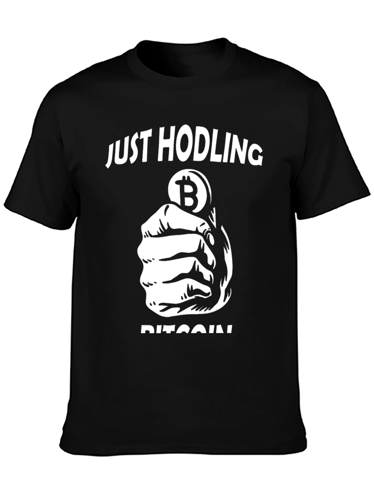 Just Hodling Bitcoin Crypto T-Shirt