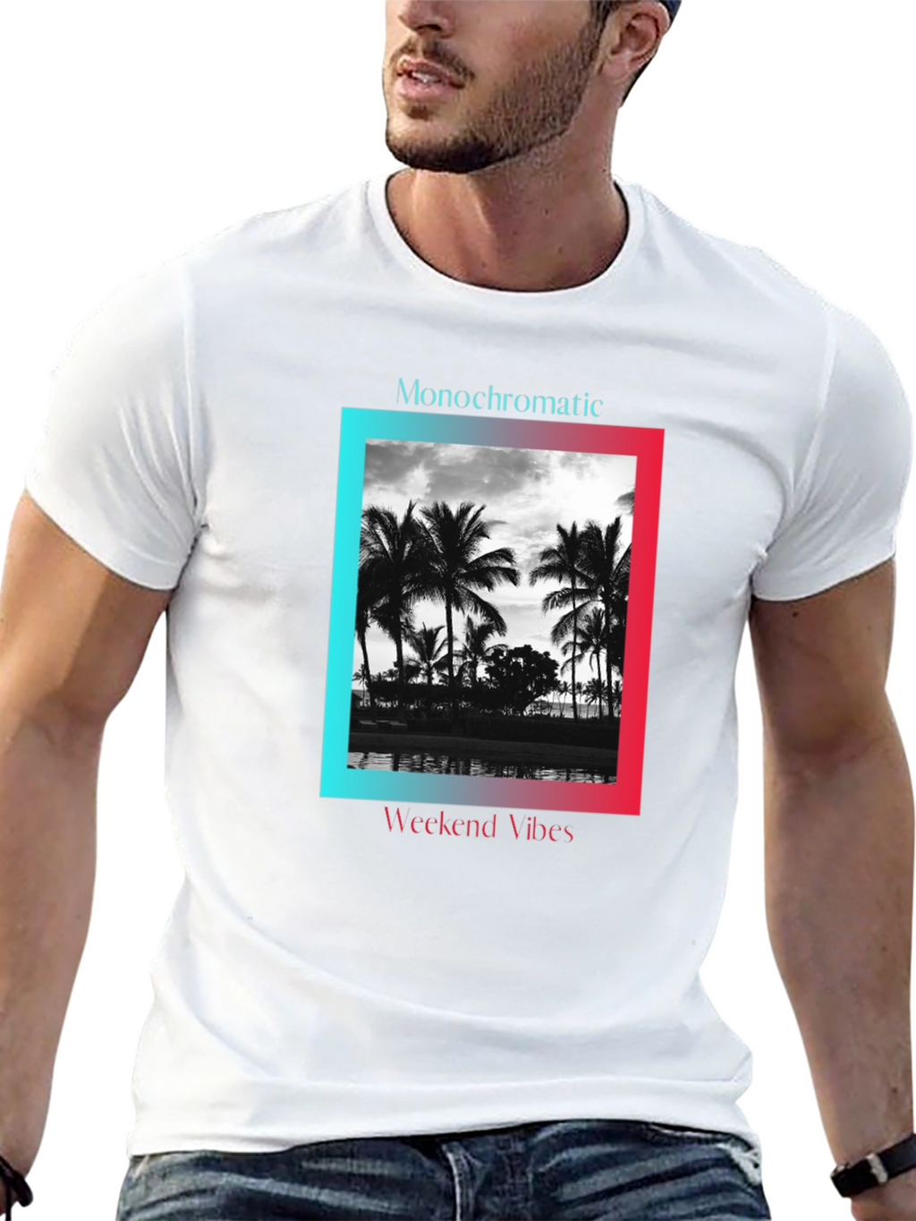 Monochromatic Weekend Vibes T-Shirt