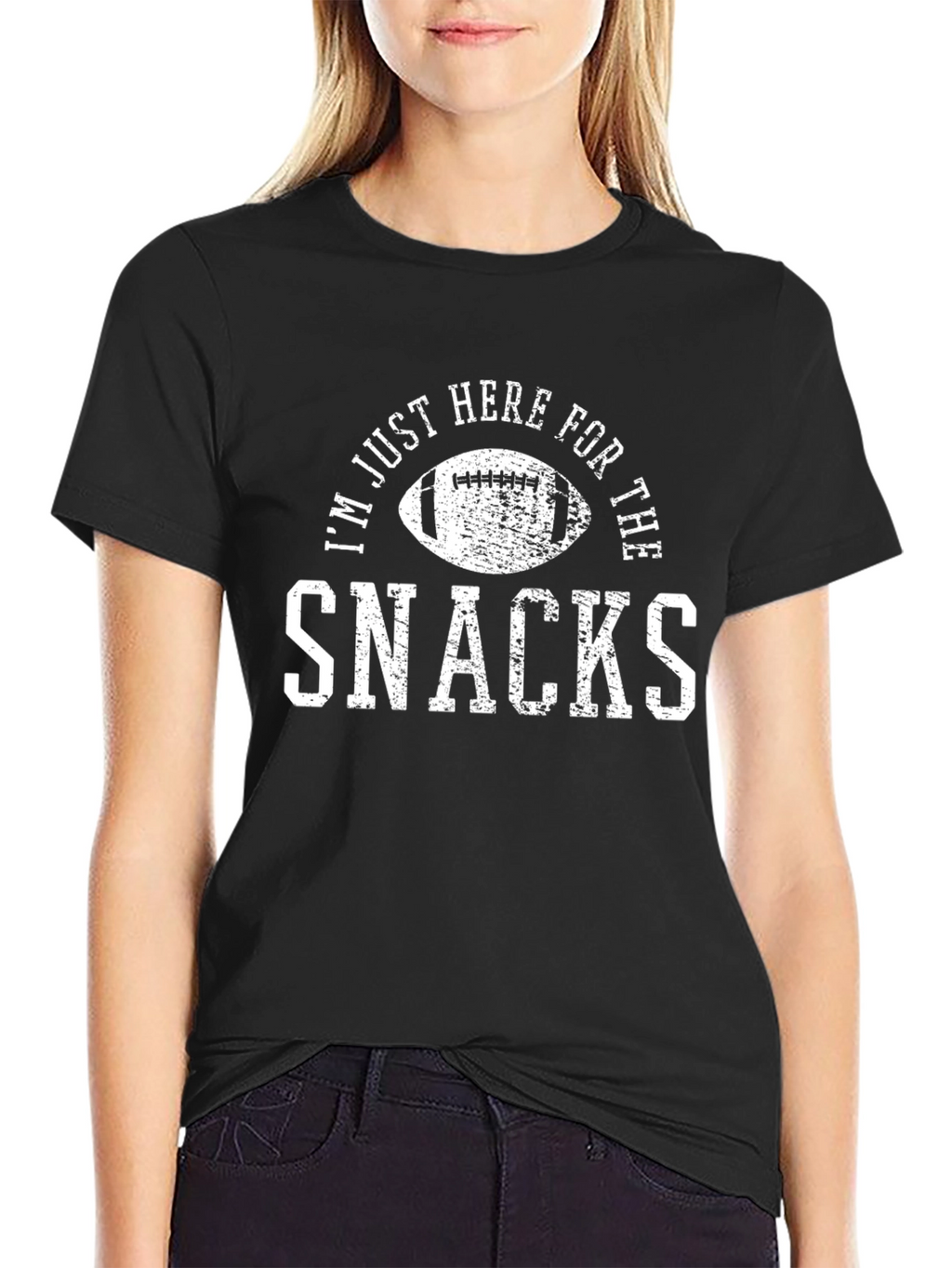 Snacks Football Graphic T-Shirt