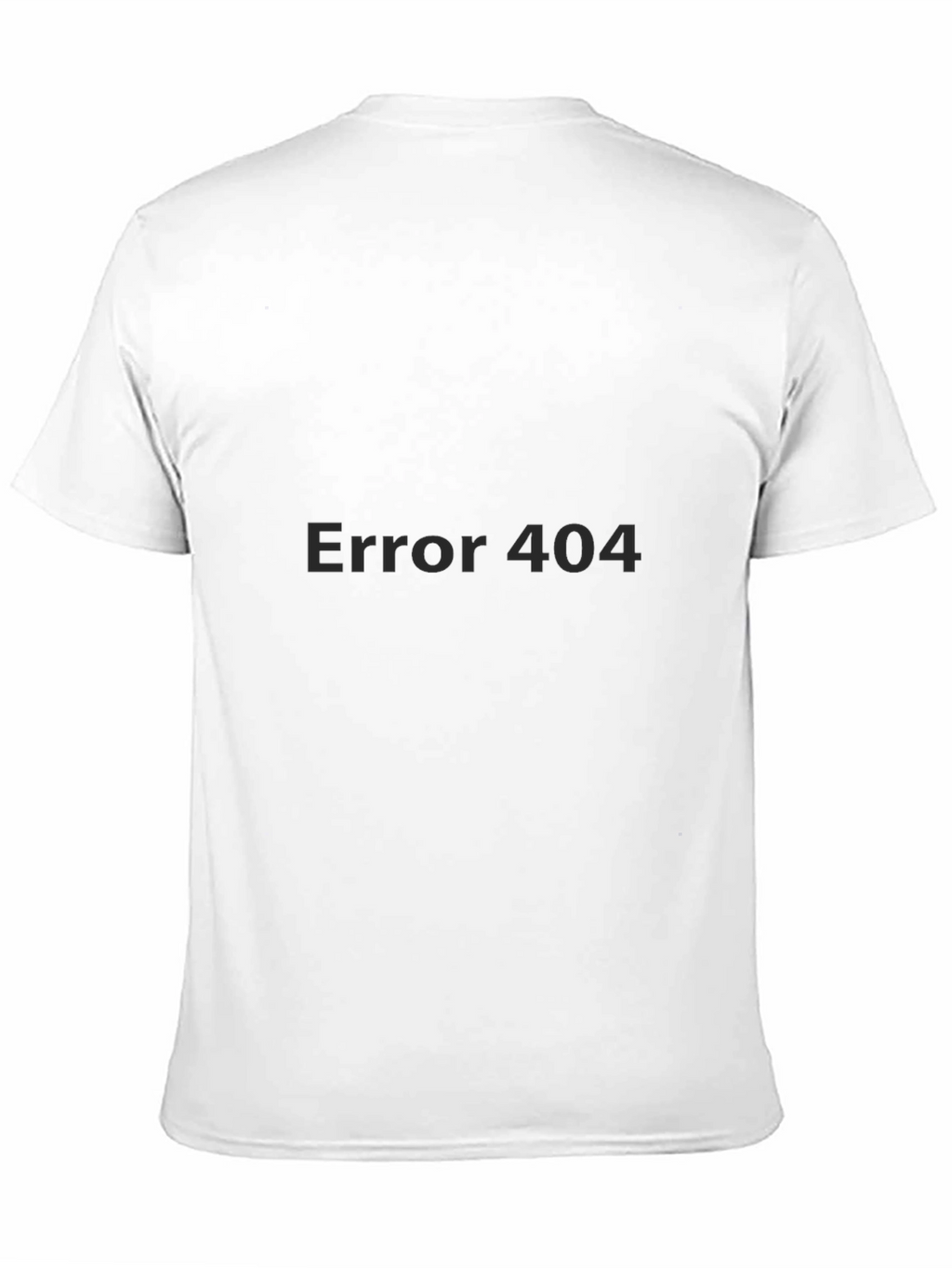 Error 404 Graphic Black T-Shirt