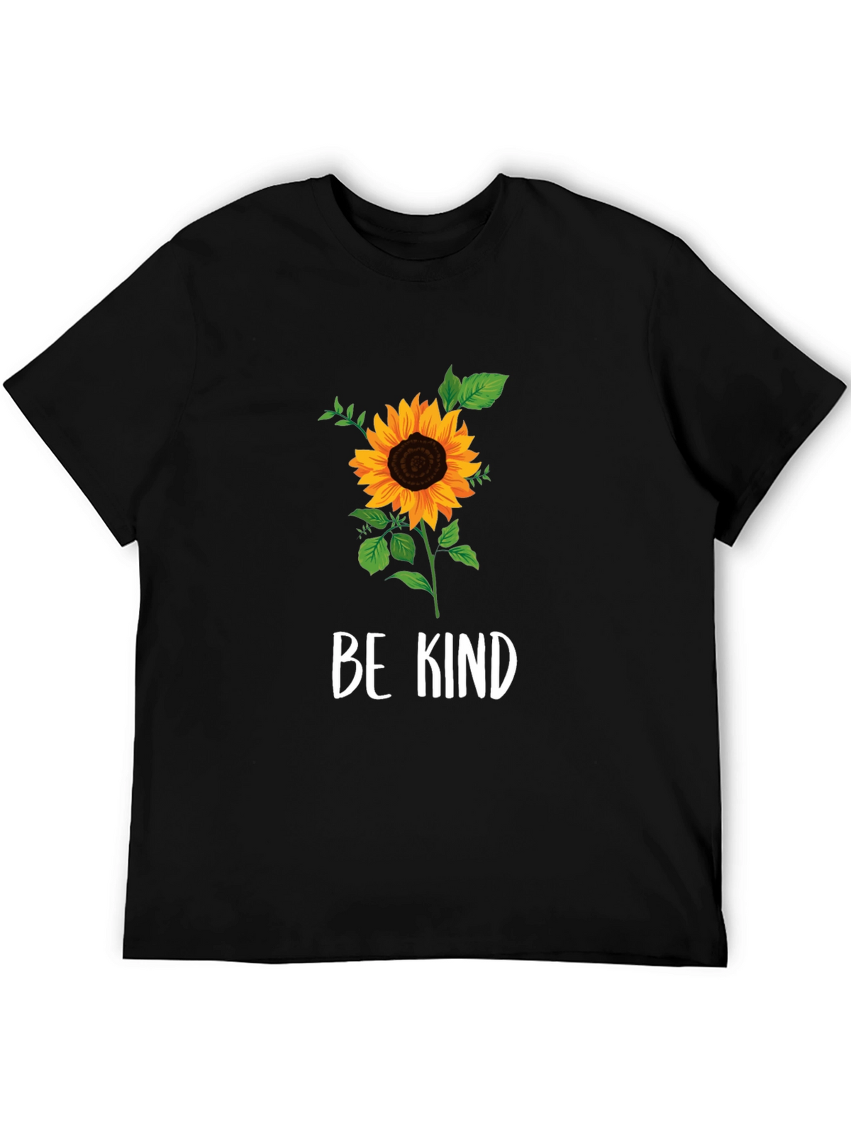Sunflower Graphic Tee - Be Kind Shirt