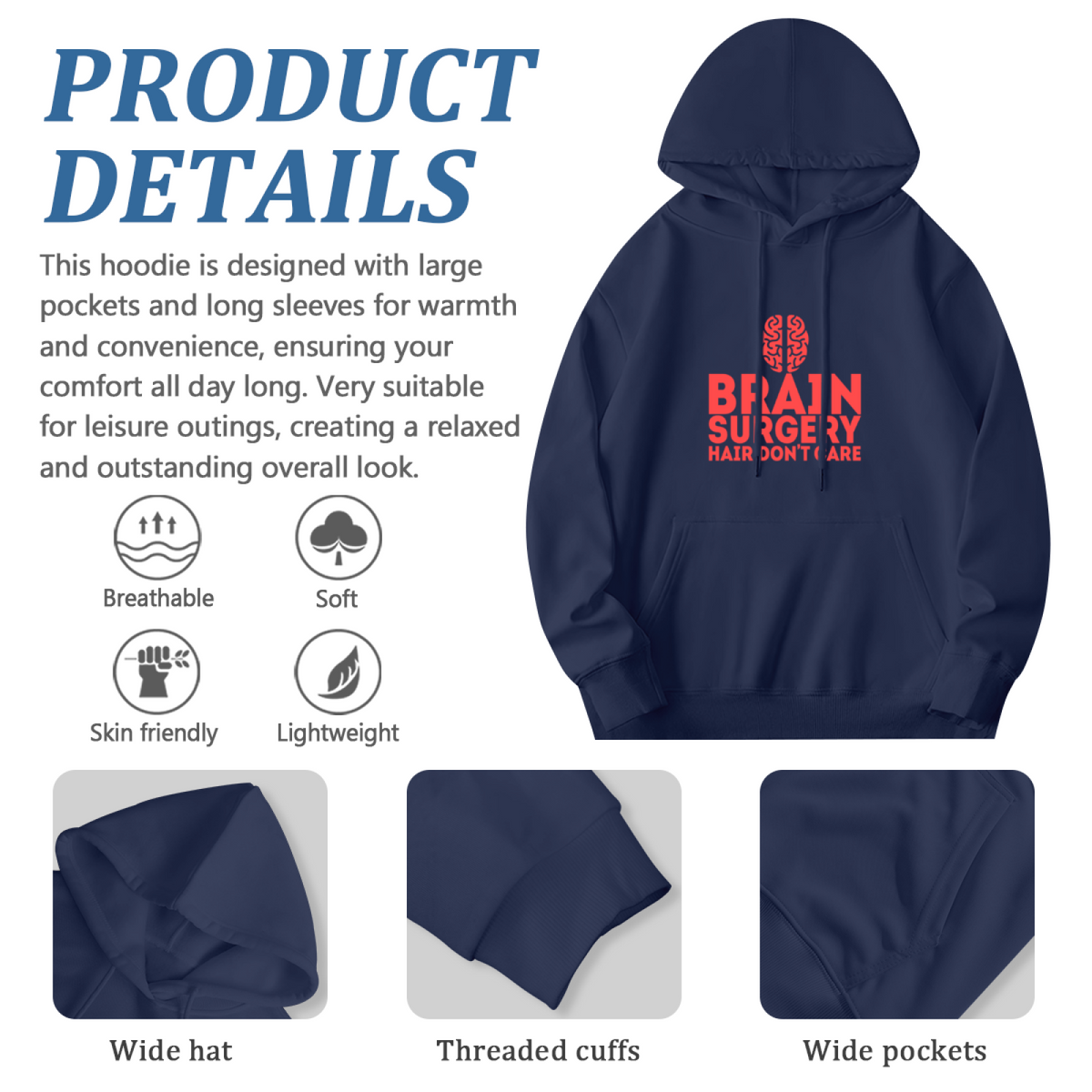 Brain Surgery Graphic Hoodie
