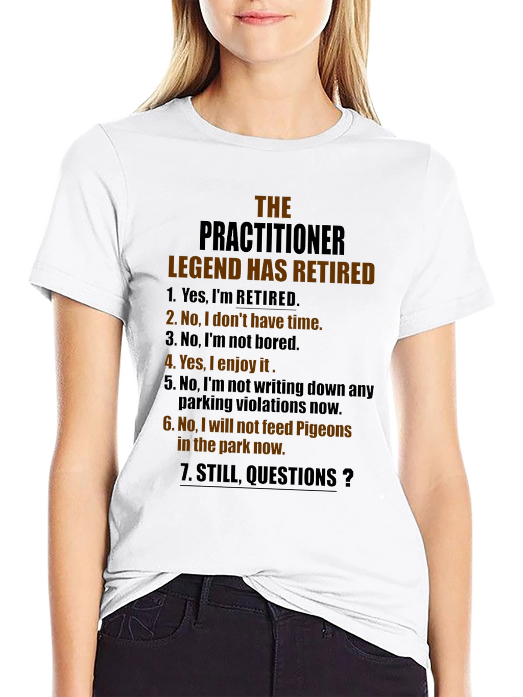 Retired Practitioner Legend Graphic T-Shirt