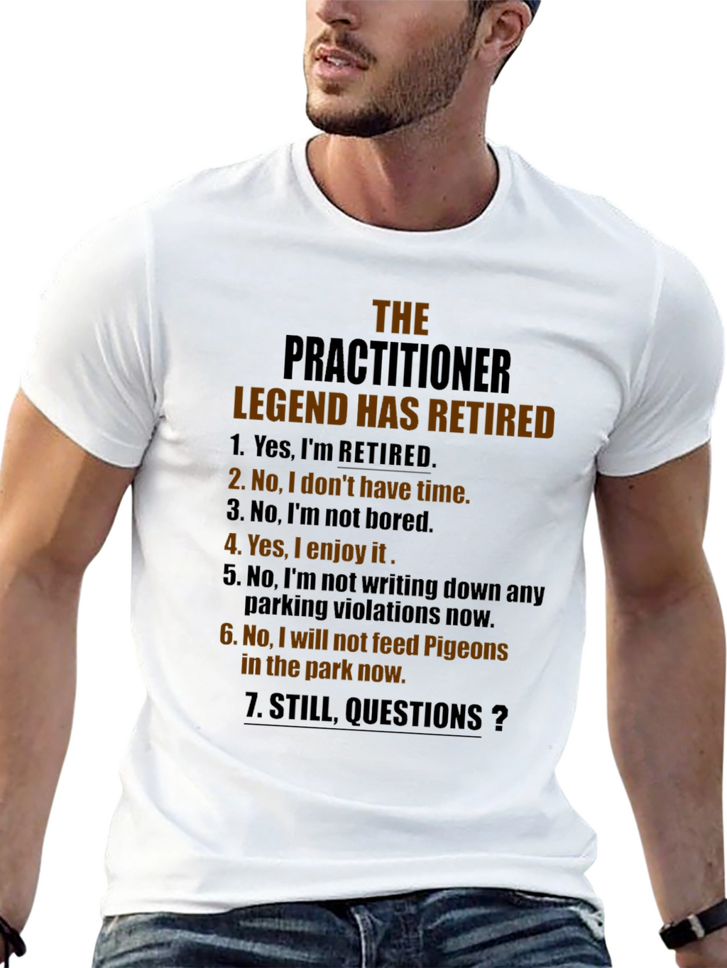 Retired Practitioner Legend Graphic T-Shirt