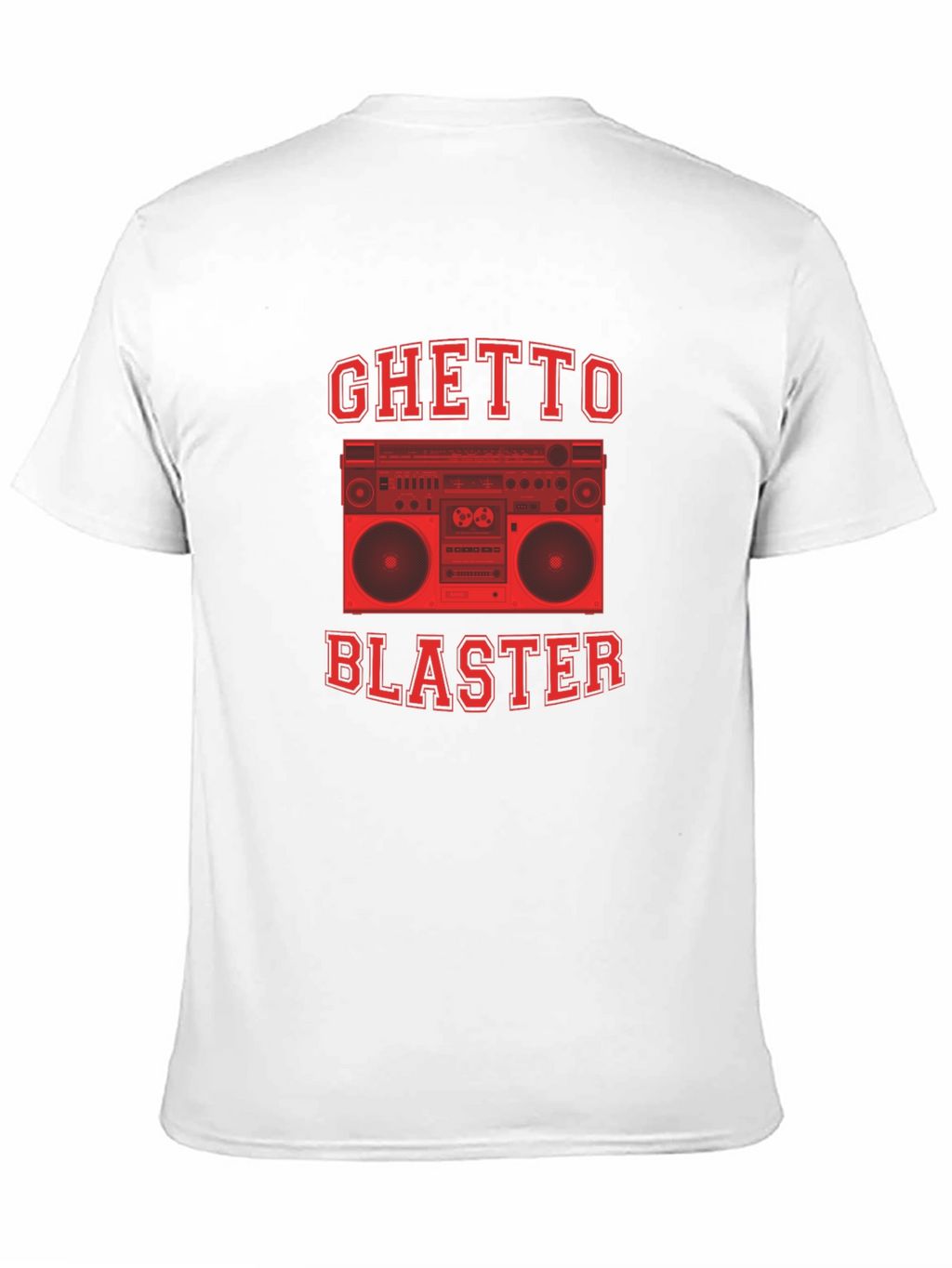 Ghetto Blaster Graphic Tee - Retro Boombox Design