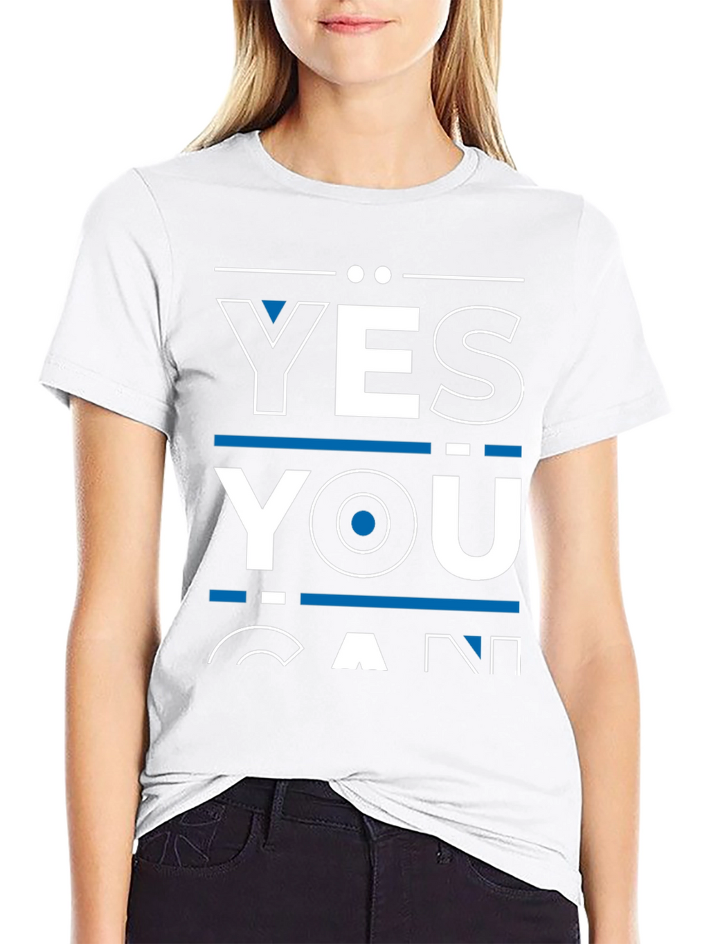 Yes You Can Graphic Tee - Motivational Shirt