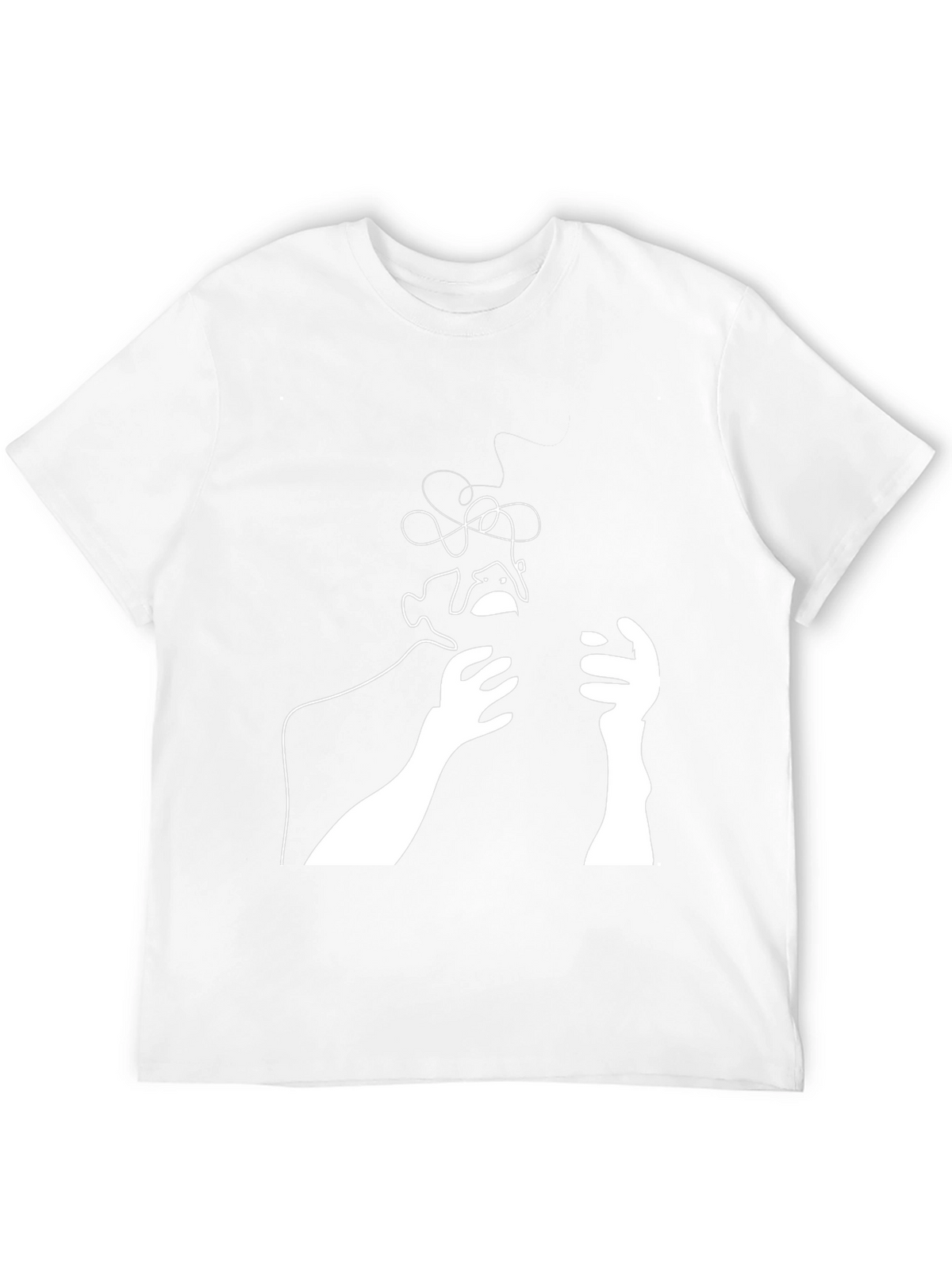 Abstract Line Art Graphic Tee