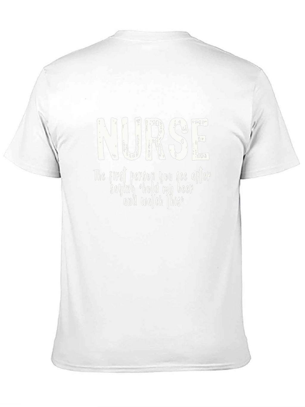 Nurse T-Shirt - Hold My Beer Funny Tee