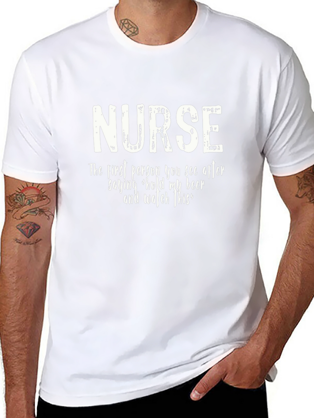 Nurse T-Shirt - Hold My Beer Funny Tee