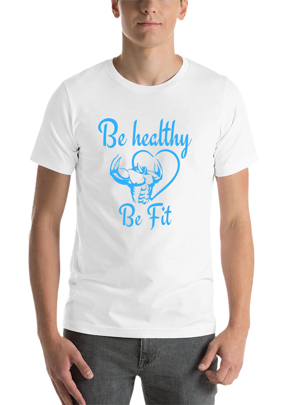 Be Healthy Be Fit Graphic Tee