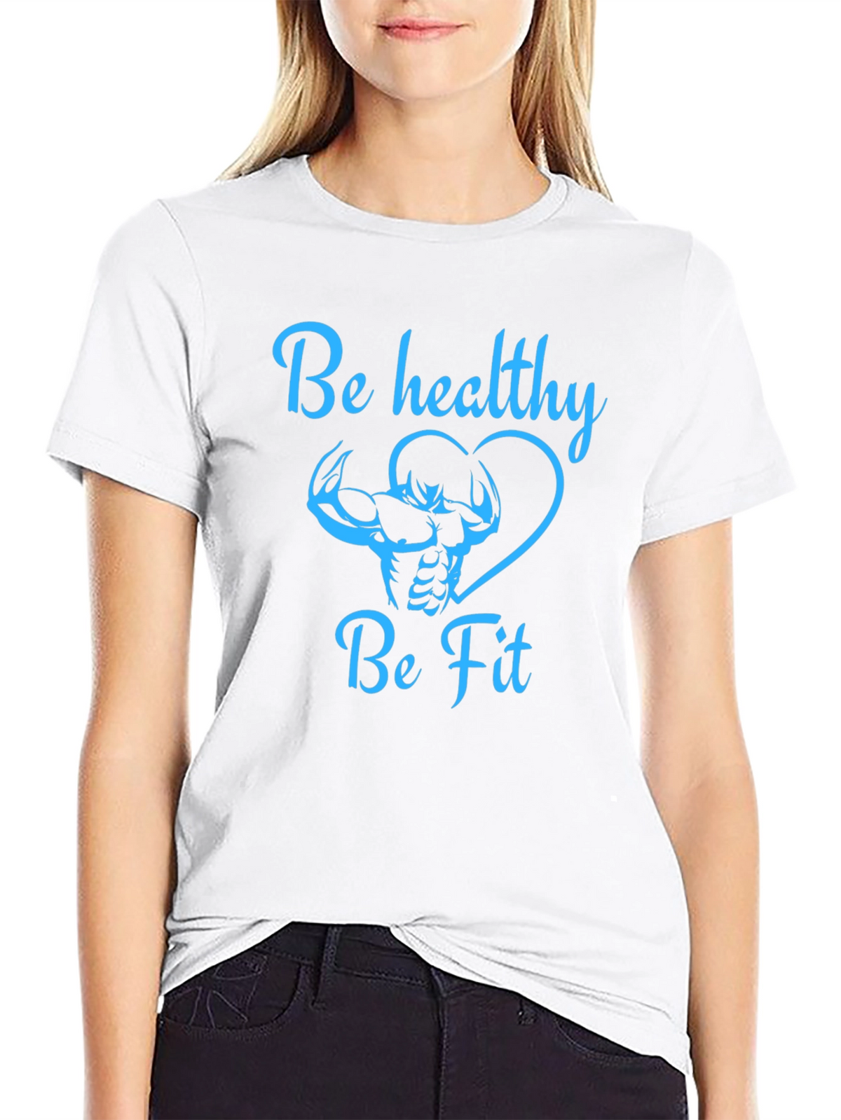 Be Healthy Be Fit Graphic Tee
