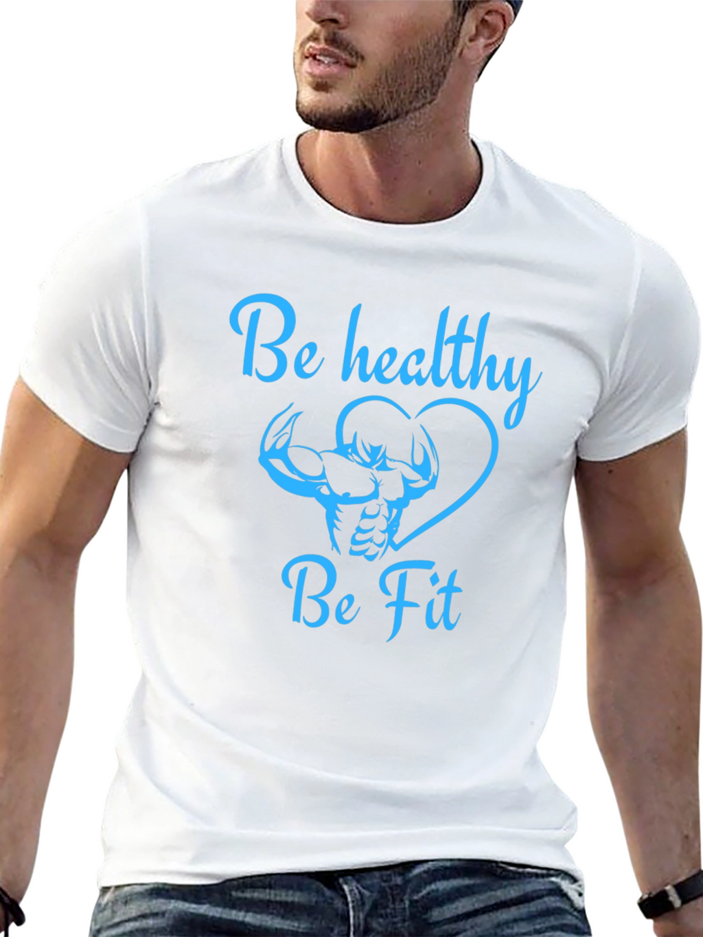 Be Healthy Be Fit Graphic Tee
